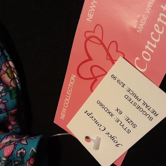 Joyce Concept Girls Floral Dress 6x new - Picture 4 of 5